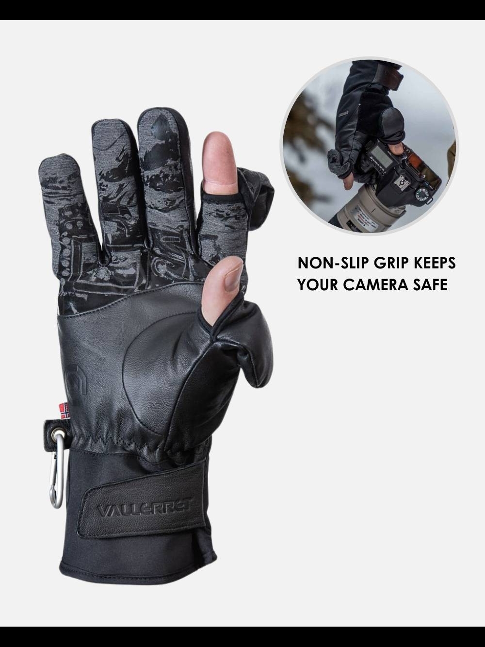 📤FINAL CALL - Sold Out Vallerret Tinden Magnetic Photography Winter Gloves - Picture 5 of 16